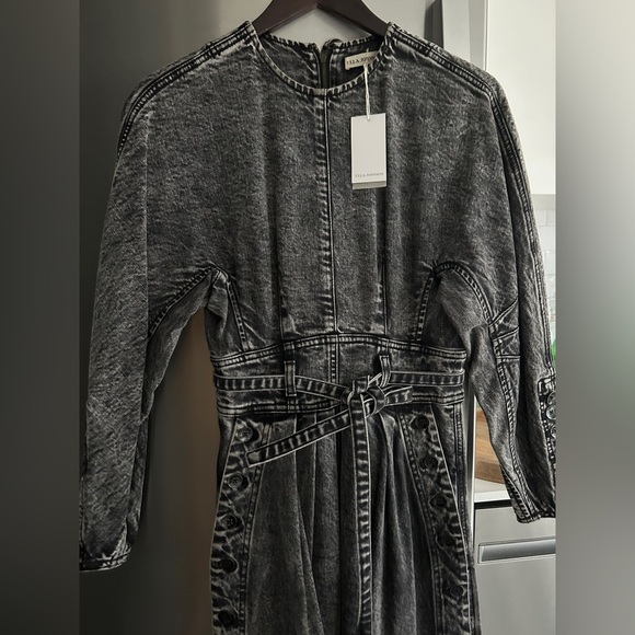 Ulla Johnson Lennox Denim Dress - Picture 2 of 5